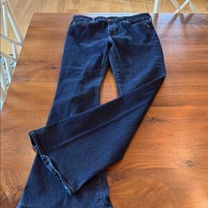 AG Adriano Goldschmied Farrah Boot Dark Blue Straight Leg Jeans
